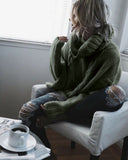Stormy Cable Knit Sweater: Alternate View #2