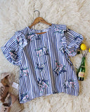 Bunches Stripe Blouse: Alternate View #1