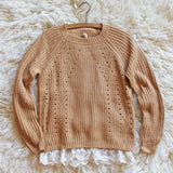 The Sugar Pine Lace Sweater: Alternate View #2