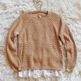 The Sugar Pine Lace Sweater: Alternate View #2