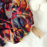 Sugared Birch Blanket Scarf: Alternate View #2