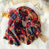 Sugared Birch Blanket Scarf: Alternate View #1