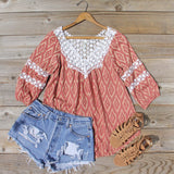 Sugared Breeze Blouse in Desert Ikat: Alternate View #5