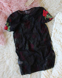 Sugared Rose Layering Tunic in Black: Alternate View #4