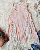 Sugarplum Lace Layering Tank: Alternate View #1