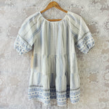 Summer Juniper Blouse in Sky (wholesale): Alternate View #4