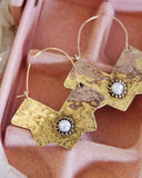 Sunburst Earrings: Alternate View #2