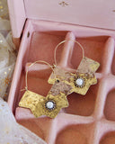 Sunburst Earrings: Alternate View #1