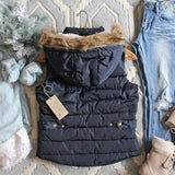 Suncadia Hooded Vest in Navy: Alternate View #3