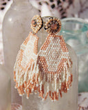 Sundar Earrings in Dusty Pink: Alternate View #1
