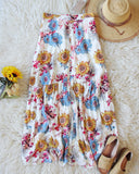 Sunflower Maxi Skirt: Alternate View #1