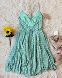 Sunflower Dress in Green: Alternate View #1