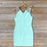 Sunset Stars Dress in Mint: Alternate View #4
