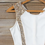 Sunset Stars Dress in White: Alternate View #2
