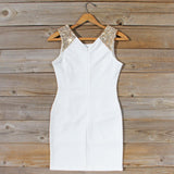 Sunset Stars Dress in White: Alternate View #4