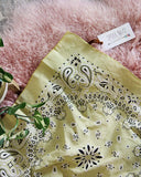 Luxe Cotton Bandana in Sunset: Alternate View #3