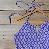 Sunstone Romper in Blue: Alternate View #2