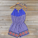 Sunstone Romper in Blue: Alternate View #4