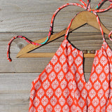 Sunstone Romper in Red: Alternate View #2