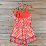 Sunstone Romper in Red: Alternate View #4
