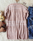 Sutton Cardigan Sweater in Blush: Alternate View #4