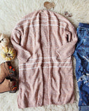 Sutton Cardigan Sweater in Blush: Alternate View #1