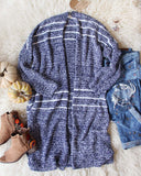 Sutton Cardigan Sweater in Navy: Alternate View #1