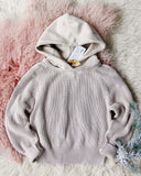 Sweater Knit Hoodie: Alternate View #1