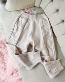 Sweater Knit Joggers: Alternate View #3