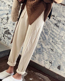 Sweater Knit Joggers: Alternate View #5