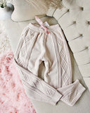 Sweater Knit Joggers: Alternate View #1
