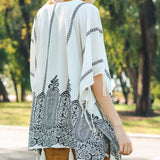 Sweet Autumn Fringe Duster: Alternate View #1