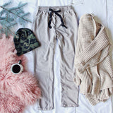 Sweet Cuff Joggers in Taupe: Alternate View #2