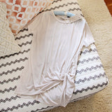 Sweet Knot Tee in Cream: Alternate View #4