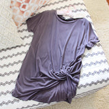 Sweet Knot Tee in Gray: Alternate View #5