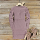 Sweet Lace-up Dress in Mauve: Alternate View #4