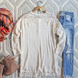 Sweet Lace Henley: Alternate View #4