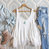 Sweet Lace Layering Tank: Alternate View #1