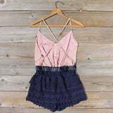 Sweet Nectar Romper in Dusty Rose: Alternate View #4