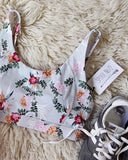 Sweet Eucalyptus Floral Sports Bra: Alternate View #2