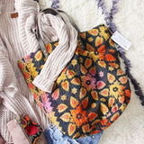 Sweet Stitch Tote in Mustard: Alternate View #1