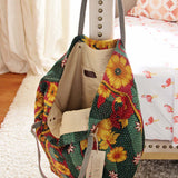 Sweet Stitch Tote in Green: Alternate View #3