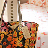 Sweet Stitch Tote in Mustard: Alternate View #3