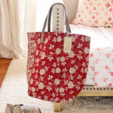 Sweet Stitch Tote in Rose: Alternate View #3