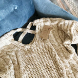 Sweet Strap Back Sweater: Alternate View #2