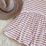 Sweet Stripe Layering Tank in Rose: Alternate View #3