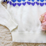 Sweetheart Vintage Sweater: Alternate View #3