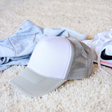 Sweet Trucker Hat in Gray: Alternate View #1