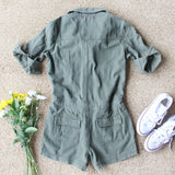 Sweetly Olive Romper: Alternate View #4