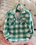 Sweet Mint Plaid Jacket: Alternate View #5